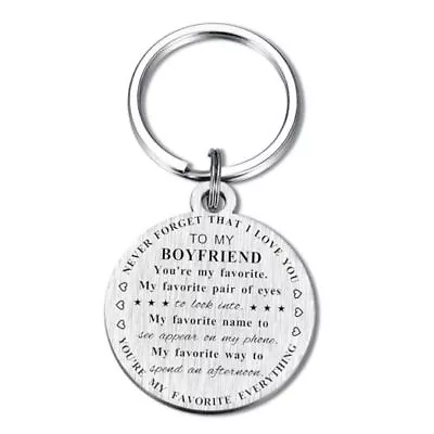  Valentine's Day Gifts For Boyfriend - I Love You Boyfriend Keychain • $12.91