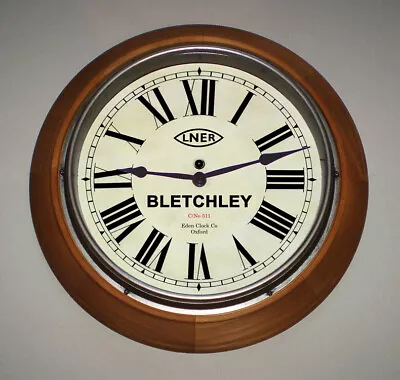 LNER London & North Eastern Railway Style Bletchley Station / Waiting Room Clock • £65