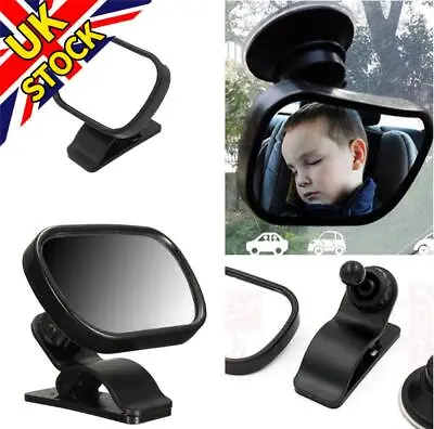 Baby Car Seat Rear View Mirror Facing Back Infant Kids Child Toddler Ward Safety • £9.58