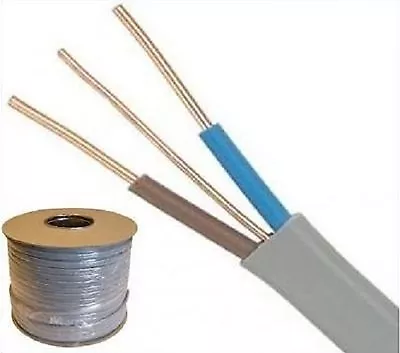 Cut Lengths Twin & Earth 3 Core & Earth Cable 1mm 1.5mm 2.5mm 4mm 6mm 10mm 16mm • £1.10