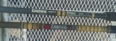 Rare Vintage DAIWA Fishing Rods (2). 7' Model 5323 & 6723. 2 Pc Rods • $42