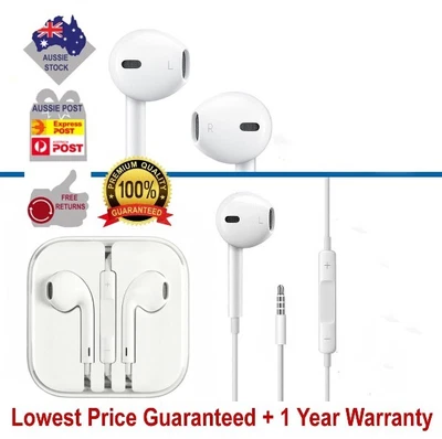 $5.99 • Buy For Apple IPhone 5 6 Android Earphones Headphones Headset Handsfree 3.5mm Jack
