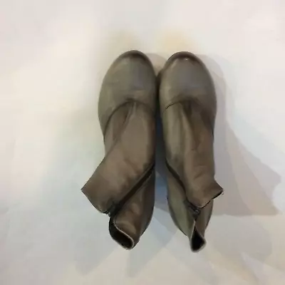 Miz Mooz Womens Booties Leather Gray Ombre Size 10/41 • $40