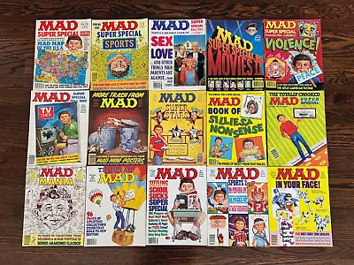 Mad Magazine Super Special - Lot Of 15 Issues (1981-1990) • $59.99