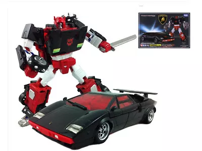 Transformers Masterpiece MP12G Sideswipe Lambor LP500S Action Figure Toy • $39.98