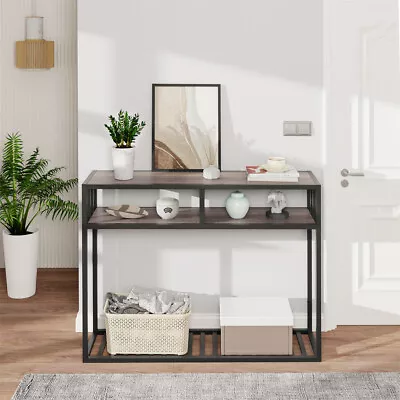 Slim Hallway Console Table Hall Entryway Living Room Furniture Narrow Unit Stand • £39.91