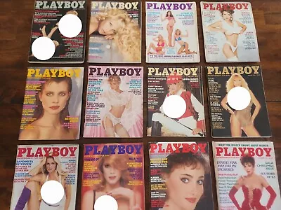 Full Year Lot - 1983 Playboy Magazine W/ Centerfolds  • $27.99