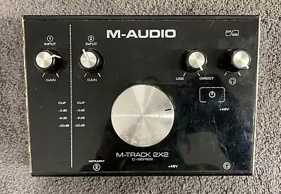 M-Audio M-TRACK 2x2 C-Series 24/192kHz Audio RECORDING Interface USB Mic MIDI • $52.99