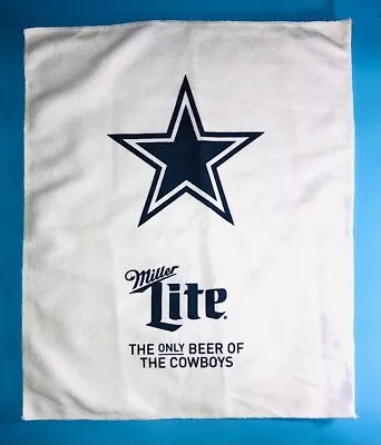 DALLAS COWBOYS NFL Miller Lite -The Only Beer Of The Cowboys -Golf Gym 18 Towel • $12.99