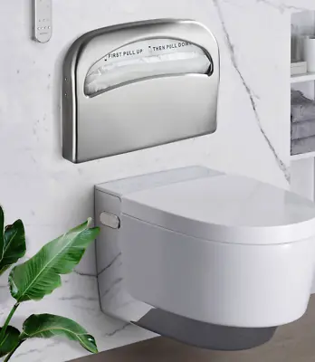 $55 • Buy Toilet Seat Cover Paper Holder Stainless Steel Home Hotel Wall Toilet Dispensers
