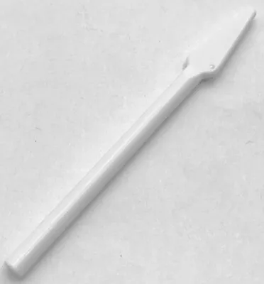 Lego New White Minifigure Weapon Pike Spear Flat End Part • $3.37