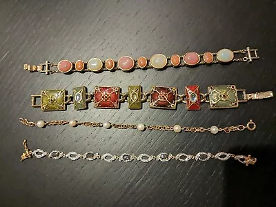 4 Vintage Bracelets Monet Liz Claiborne .925 • $27