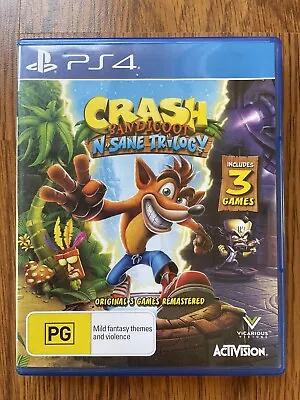 Crash Bandicoot: N. Sane Trilogy (Sony PlayStation 4 PS4) • $42.50