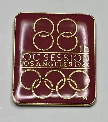 88th IOC Session Badge ~ 1984 Los Angeles • $12