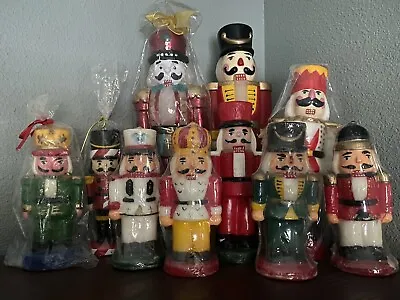 NOS Vintage Nutcracker Wax Candle Christmas Lights Lot Of 10 • $148