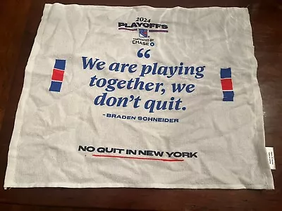 New York Rangers Stanley Cup Playoffs Rally Towel 4/21/2024 SGA Round 1 Game 1 • $16.99