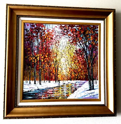 $7599 • Buy WINTER FISHING, Slava Ilyayev - Oil On Canvas-ONE OF A KIND!!  See Why!!!