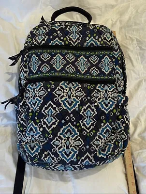 Vera Bradley Backpack - Blue Floral 18” Hood Condition • $35