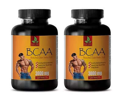 Amino Acid Complex - BCAA 3000mg - Extreme Muscle Growth - 2 Bottles • $40.59