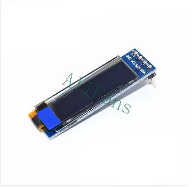 $4.28 • Buy IIC I2C 0.91 128x32 White OLED LCD Display Module 3.3v 5v FOR AVR Arduino White