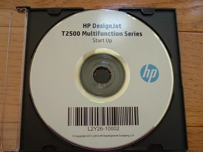 $100 • Buy Original Start-Up Disk For HP DesignJet T2500 Plotters.Drivers,Manuals,DVD