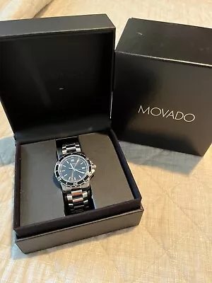 Movado Series 800 Mens Swiss Chronograph Steel Bracelet Watch 42mm - Silver • $415