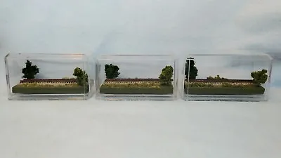 Z Scale Mini Display Cases - 3/ Pack - Great For All Z Locos Or Cars • $32.95