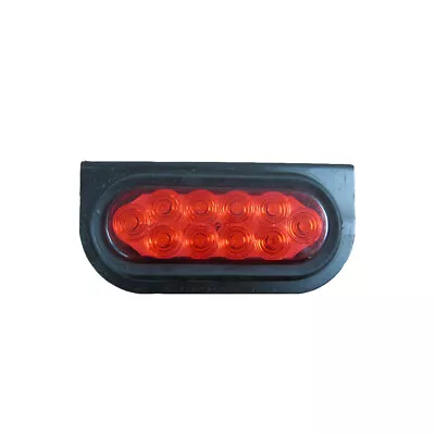 One New Tail Light Kit 6  Oval Red Led Light With Mounting Bracket • $25.99