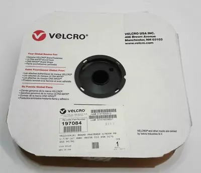 Velcro VELCOIN 197084 Fastener W/Hook 1-7/8  White 010 PSA 0172 450pc Dots Roll • £67.50