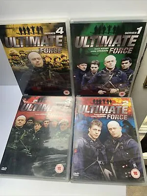 Ultimate Force. Ross Kemp. Complete: Series 1 - 4. 8 Discs. 2002-7. Dvd • £8