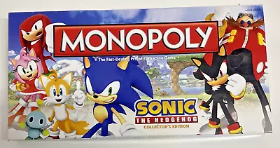 Sonic The Hedgehog Collector's Edition Monopoly Game  2012 • $55.99