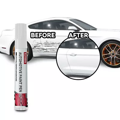 1X White Car Scratch Repair Paint Pen Touch Up Pen Car Clear Remover Accessories • £3.76