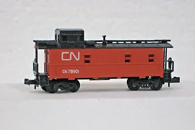 N Scale Model Power Cn Red Caboose Canadian National Mp#3107 • $10