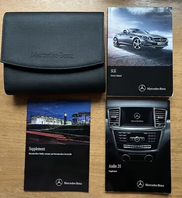 Mercedes Benz SLK Owners Handbook/Manual And Wallet 11-16 • $94.68