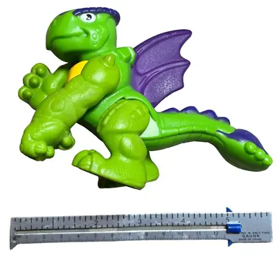 Imaginext Green Purple Turtle Dragon Dinosaur Figure 2008 Mattel Action Figure • $4.49