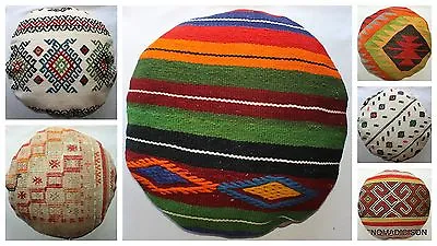 Turkish Handwoven Kilim Cushion Cover ROUND (50cm 20inches) Circle Boho Style • $65