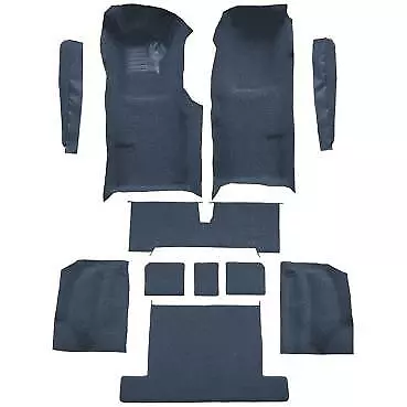 Indigo Blue Cut Pile Complete Carpet Set 1977 C3 Corvette • $519.95