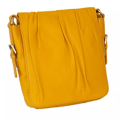 Florence - Ruched Flapover Cross Body Bag • £35