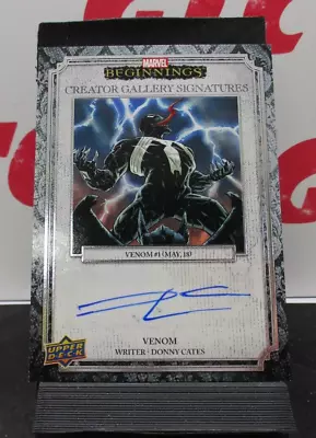 2022 UD Marvel Beginnings Creator Gallery Donny Cates Venom Autograph • $200