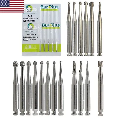 Wave Dental Contra Angle Latch Burs Surgical Bur Tungsten Carbide RA SURG 2 4 6 • $195.07