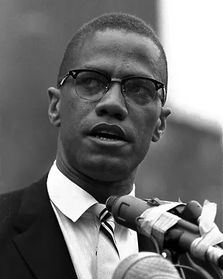 $4.99 • Buy 1963 Harlem Civil Rights Rally MALCOLM X Glossy 8x10 Photo Print Minister Poster