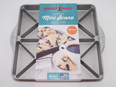 Nordic Ware Cast Aluminum Mini Scone Baking Pan NRD03337 • $19.99