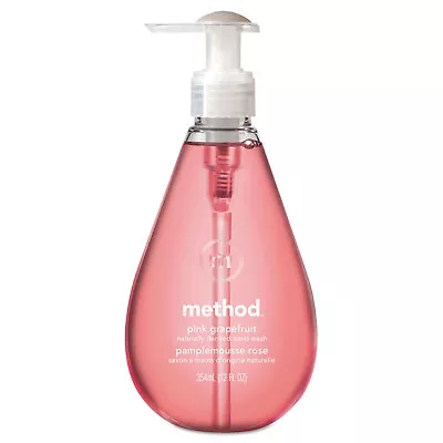 Method Gel Hand Wash Pink Grapefruit 12 Oz Pump Bottle 00039 • $10.78