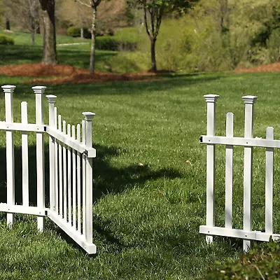 ZP19028 Unassembled Madison Vinyl Gate Kit With Fence Wings (62In W X 30In H) W • $124.99