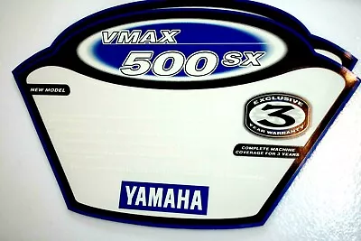 Nos Yamaha Dealer Sales Aid Snowmobile Windshield 1999 Vmax 500 Sx • $10