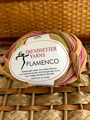 FLAMENCO - From Trendsetter Yarns - Super Bulky Mesh Yarn Clr - 205 Fruit Salad • $3.99