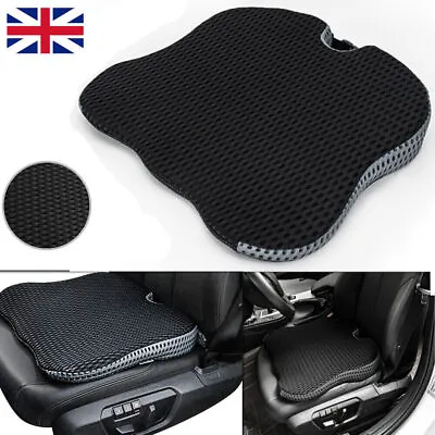 Universal Memory Foam Car Front Seat Cushion Driver Breathable Thicken Pad Mat • £16.95