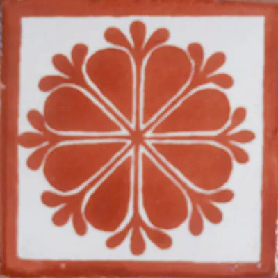 C#097)) Mexican Tile Sample Wall Floor Talavera Mexico Ceramic Handmade Pottery • $1.75