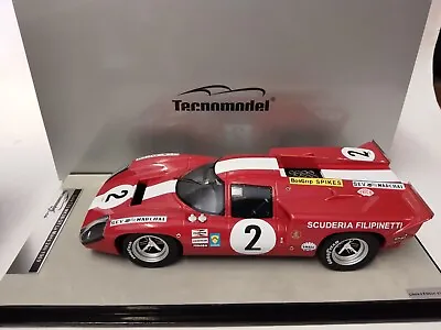 1968 Bonnier Gregory Le Mans 1/18 TM18-207B Tecnomodel Lola T70 MK3B GT #2 • £213.33