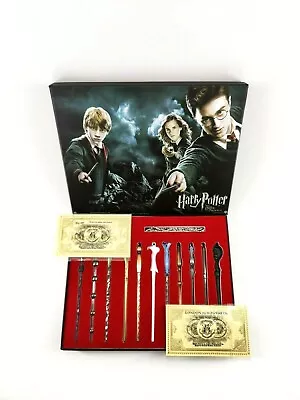 New Harry Potter New Edition Magic Wands W/ 2 Tickets Cards Great Gift Box Set • $21.99